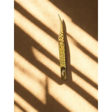 Butterfly Lashes - Serpent Curved Isolation Tweezer l Gold Edition 