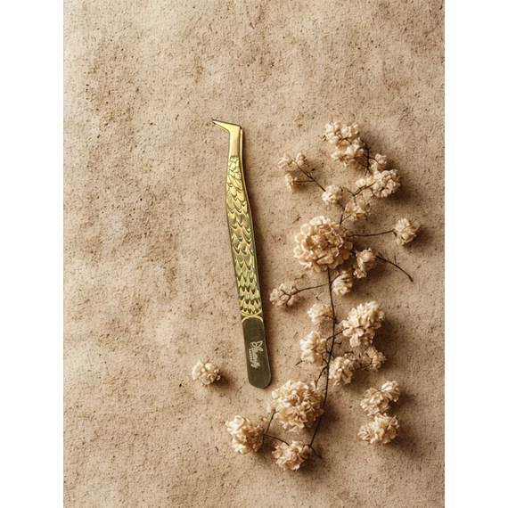 Butterfly Lashes - Serpent L Volume Tweezer l Gold Edition