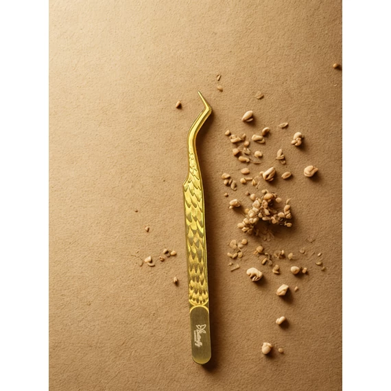 Butterfly Lashes - Serpent S-Curve Volume Tweezer l Gold Edition