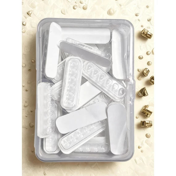 Öntapadós ragasztótartó átlátszó (25db)